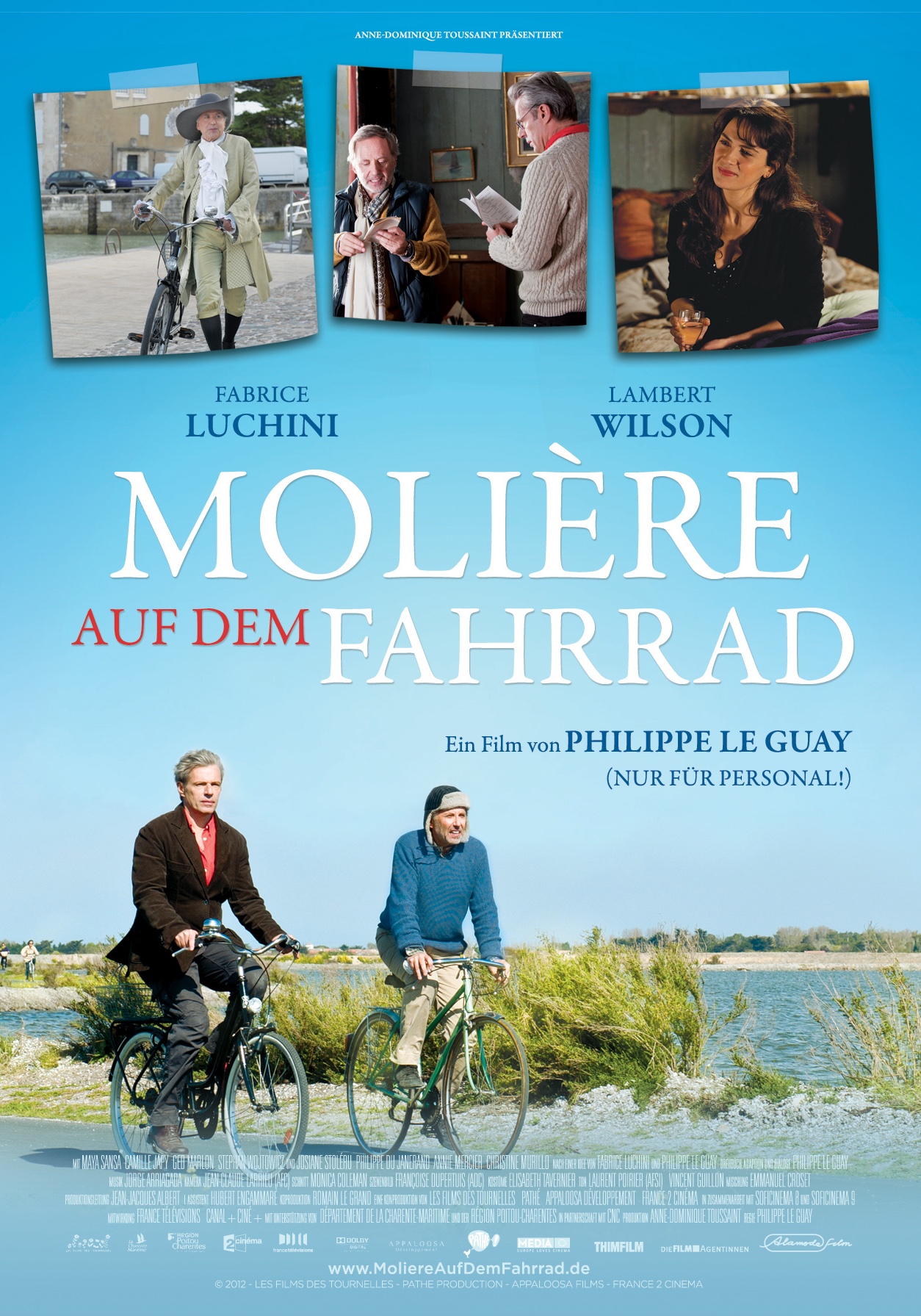 Filmabend in der Stadtbibliothek - Ausgewählte Literatur- und Wohlfühlfilme von filmfriend - „Molière auf dem Fahrrad“